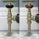 FAR-AG-OEB-BROWN-HEAD-COMP - Faringdon Traditional Thermostatic Radiator Valve Old English Brass (Angled TRV) FAR-AG-OEB-BROWN-HEAD-COMP - Faringdon Traditional Thermostatic Radiator Valve Old English Brass (Angled TRV)